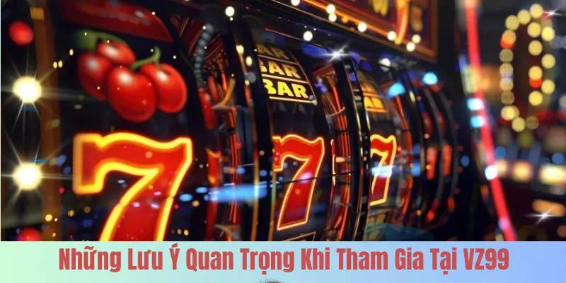Những Lưu Ý Quan Trọng Khi Tham Gia Tại VZ99